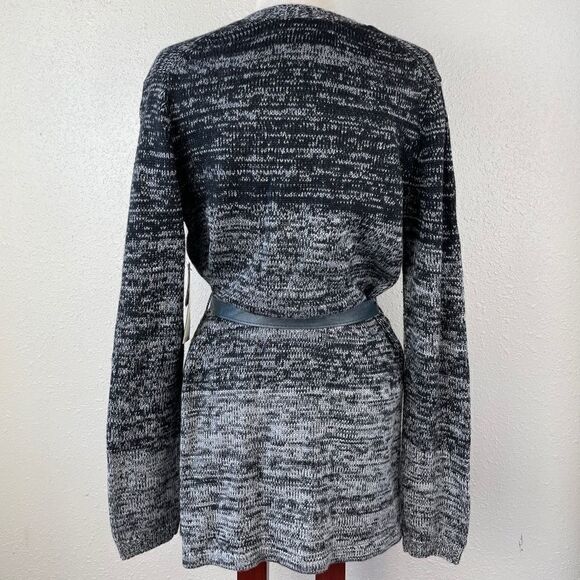 NWT Kenneth Cole New York Belted Cardigan Top - Picture 5 of 8
